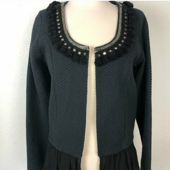 Tularosa Madeline Pom Pom Jacket Open Front - Picture 3 of 8